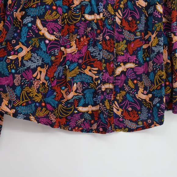 Colorful Patterned Women's Top - Picture 10 of 16